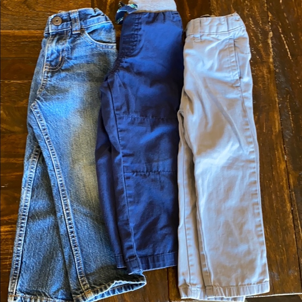 3T boy bundle of bottoms